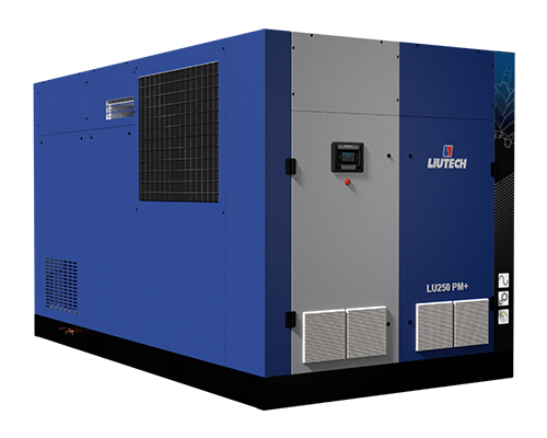 變頻機組由變頻電機+定頻電機驅(qū)動